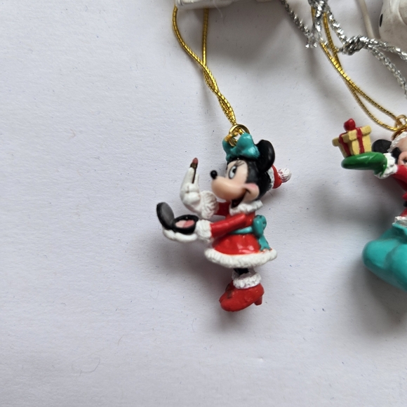 Disney Miniature Christmas Ornaments Vintage 1990s - Picture 5 of 8